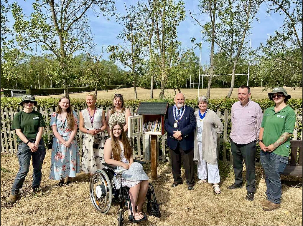 Official Opening of South Woodham’s own Community Book Box at the Community Orchard at Saltcoats Park
